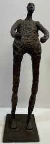 Roelna Louw Brutalist Bronze Sculpture