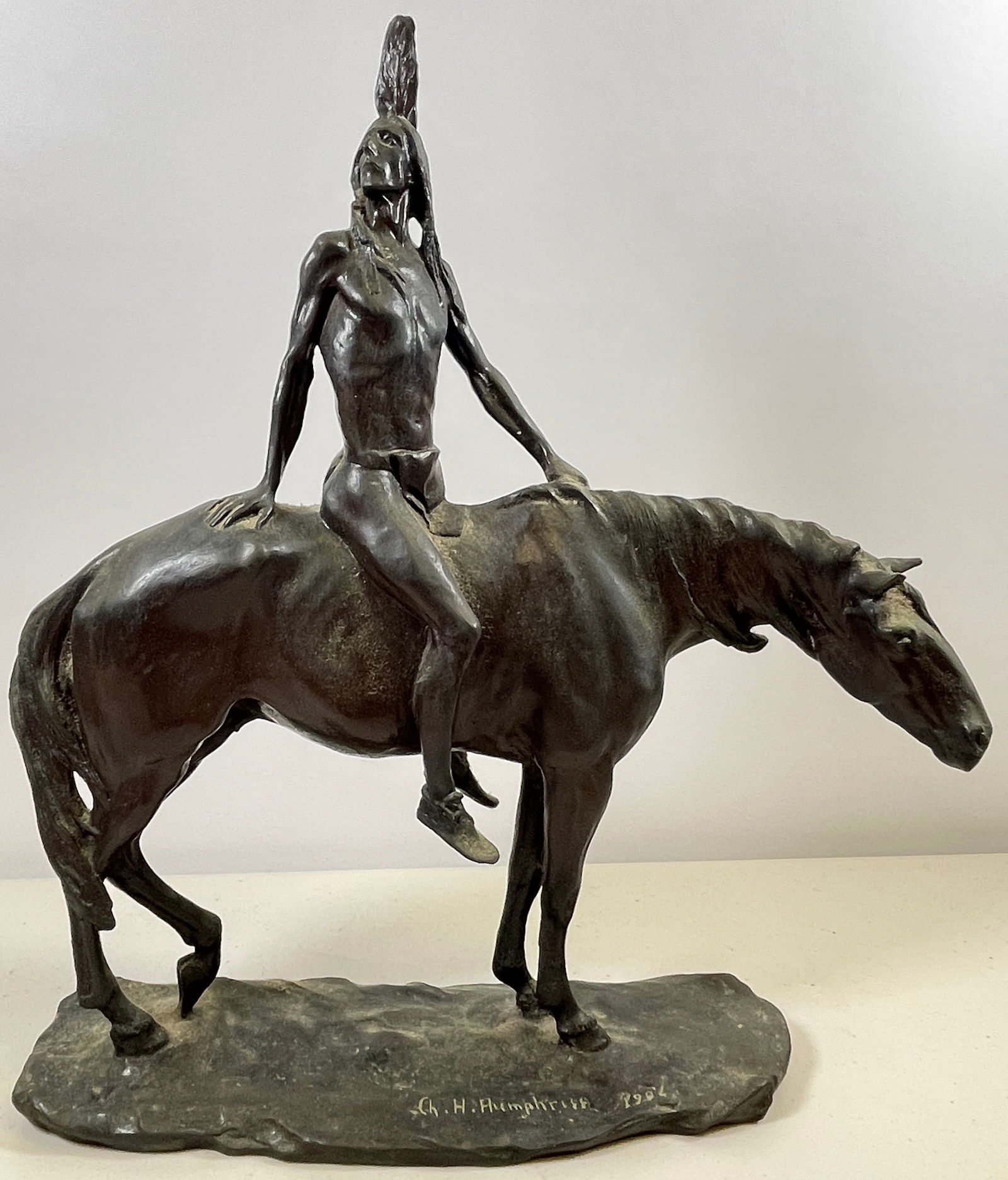 Charles Henry Humphriss "The Warrior" bronze (1 of 7)