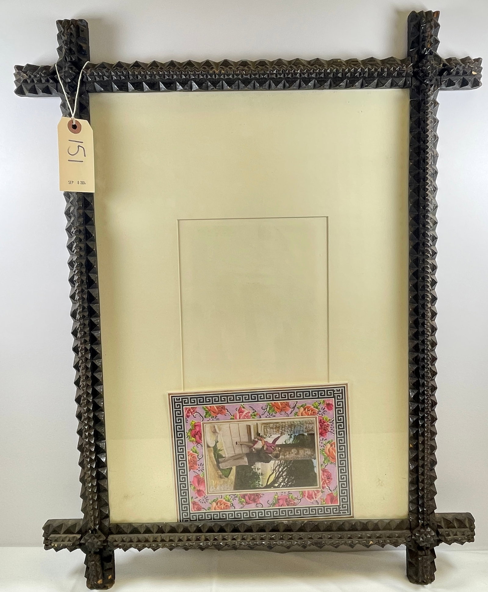 19th Century Tramp Art Frame (1 of 3)