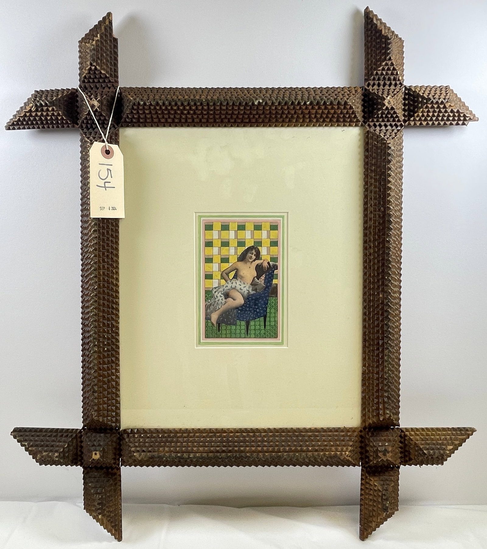 19th Century Tramp Art Frame (1 of 4)
