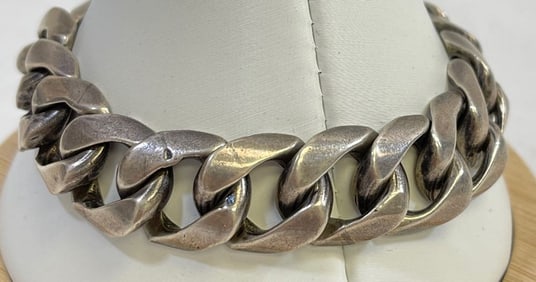 Heavy Sterling Silver Men's Bracelet