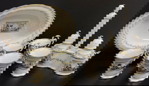 Collection Of Richard Ginori Fiesole Porcelain