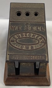 Country Cigar Store Push Bar Cigar Cutter