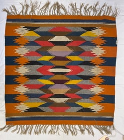 c1890 Germantown Chimayo Eye Dazzler Sampler