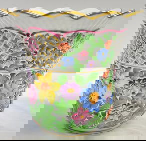 Herend Hungary Pierced Double Wall Vase 6420