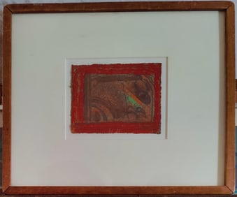 Howard Hodgkin M/M Abstract Gouache Painting on Print