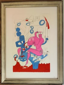 Todd James Gouache & Pencil Street Art Mile High Club