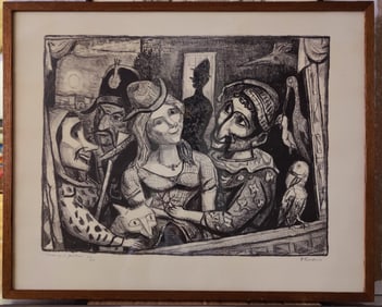 Gerrit Hondius L/E Lithograph Titled "Birds of a Feather"