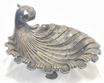 c1900 German Silver Shell Dish Bruckmann & Sohne