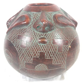 Marajoara Amazonian Art Pottery Vase