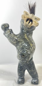 c1950 Jaco Ishlutao Pangnirtung Shaman Sculpture