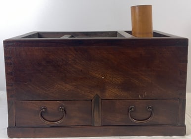 Antique Japanese Wood Hibachi