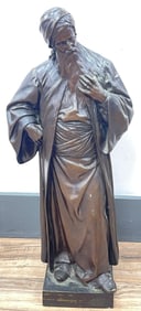 Adolf Jahn Nathan The Wise Bronze Sculpture