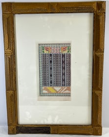 19th Century Tramp Art Frame