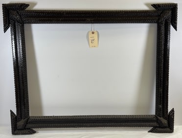 19th Century Tramp Art Frame