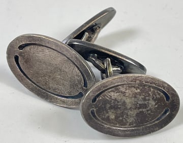Georg Jensen Sterling Silver Modernist Cufflinks # 75