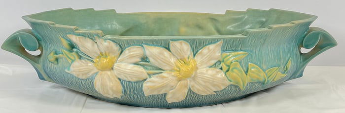 Roseville Clematis Art Pottery Center Bowl 461-14