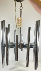 Mid Century Modern 12 Arm 24 Lights Chrome Gaetano Sciolari Chandelier