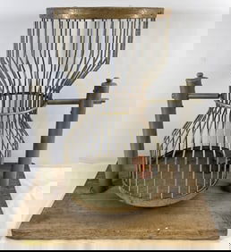 Vintage Chuck A Luck Cage Game with Two Dice