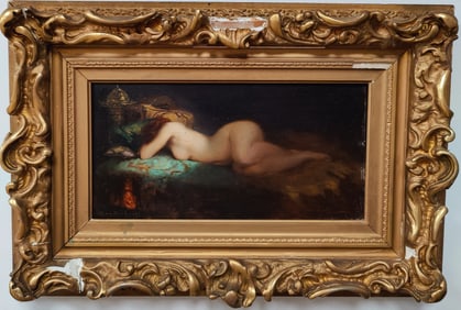 Jean Rachmiel O/B Beautiful Sleeping Nude on the Couch