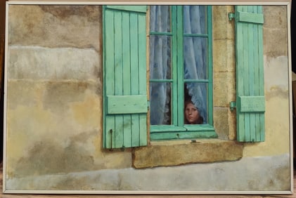 M Miles O/C Girl at the Window Titled The Indweller