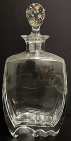 Baccarat Oceanie Decanter with Millefiori Stopper