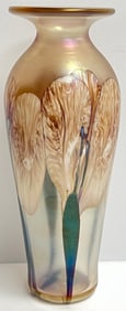 Richard Gibbons Satava Studios Art Glass Vase