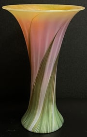 Lundberg Studios Favrille Art Glass Vase