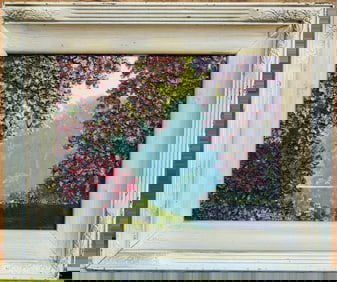 Leonard Rodowicz O/B Cherry Blossoms Landscape