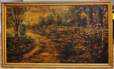 Monumental Early 20th c. Landscape in the Style of Blakelock