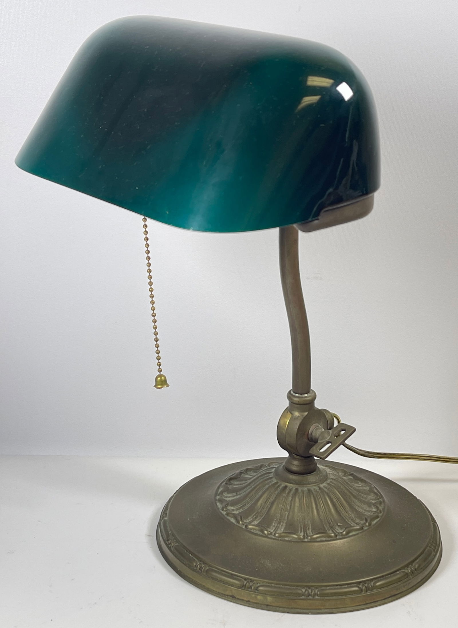 c1910 Emeralite Double Knuckle Desk Lamp (1 of 6)