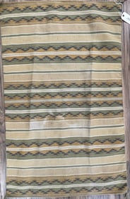 Vintage Navajo Native American Wide Ruins Hand Woven Rug