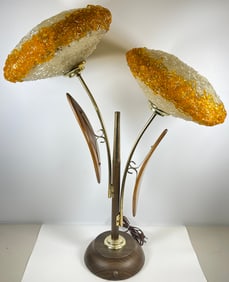 Mid Century Modern Spaghetti Shade Table Lamp