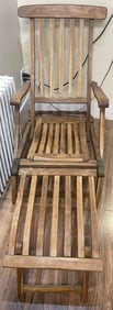 Antique Steam Ship Deck Chair