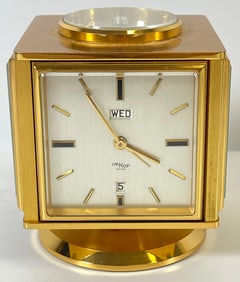 Imhof Brass Desk Clock & Weather Station