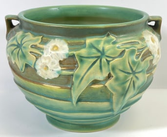 Roseville Luffa Art Pottery Jardeniere
