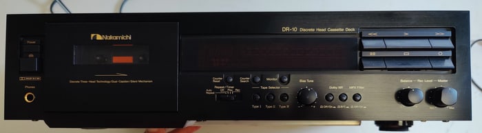 Vintage Nakamichi DR-10 Discrete Head Cassette Deck