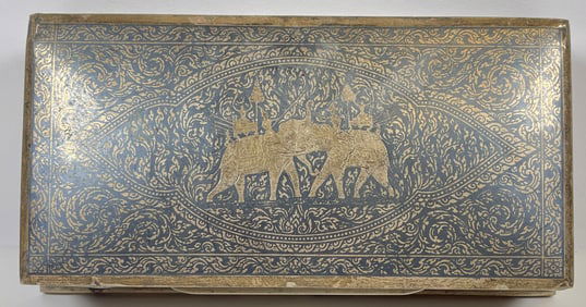 Vintage Niello Silver Box