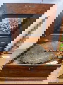 c1890 15 1/2 Polyphon Disc Music Box