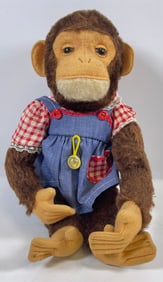 Vintage Schuco Mohair Yes No Monkey