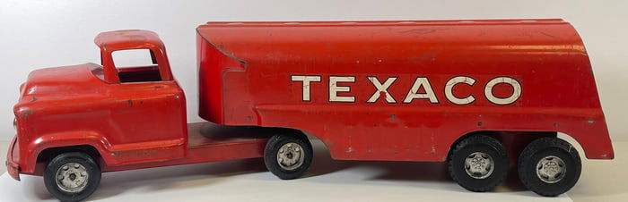 Vintage Buddy L Texaco Oil Tanker Toy Truck
