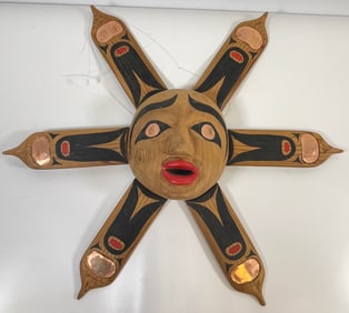 Native American Carol Young Haida Sun Mask