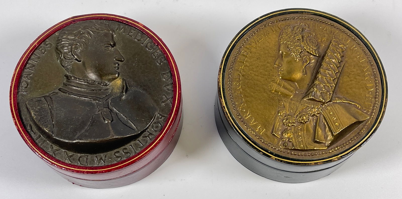 Grand Tour Mary Magdalena Grand Duchess Bronze & Leather Box (1 of 5)