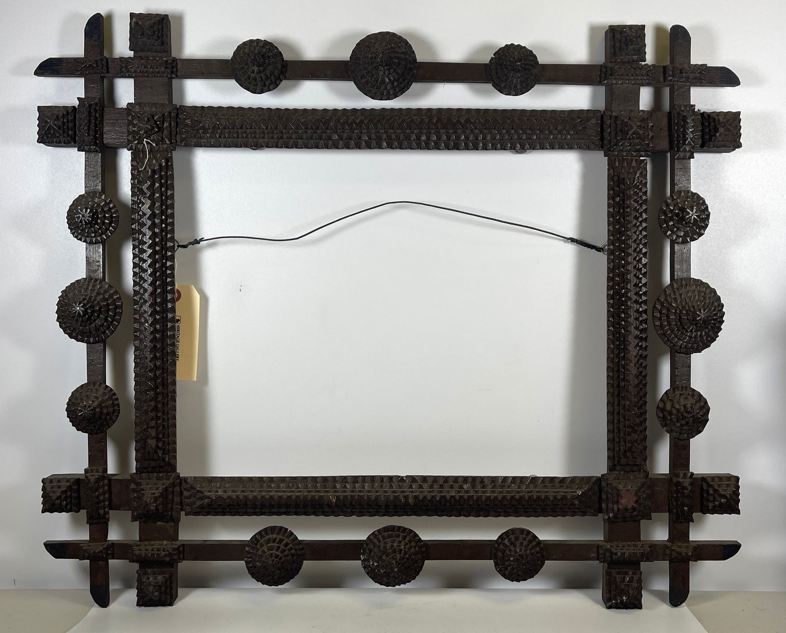 19th Century Tramp Art Frame (1 of 4)