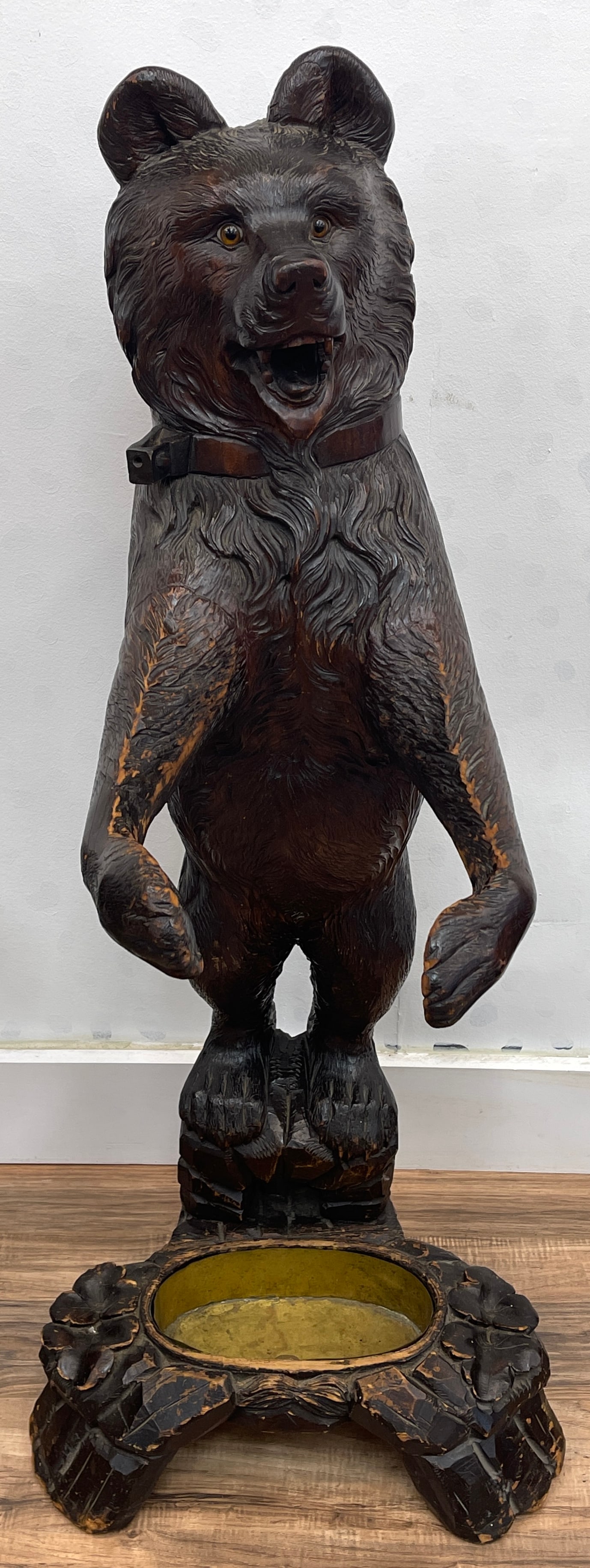 Antique Black Forest Bear Umbrella / Cane Stand (1 of 6)