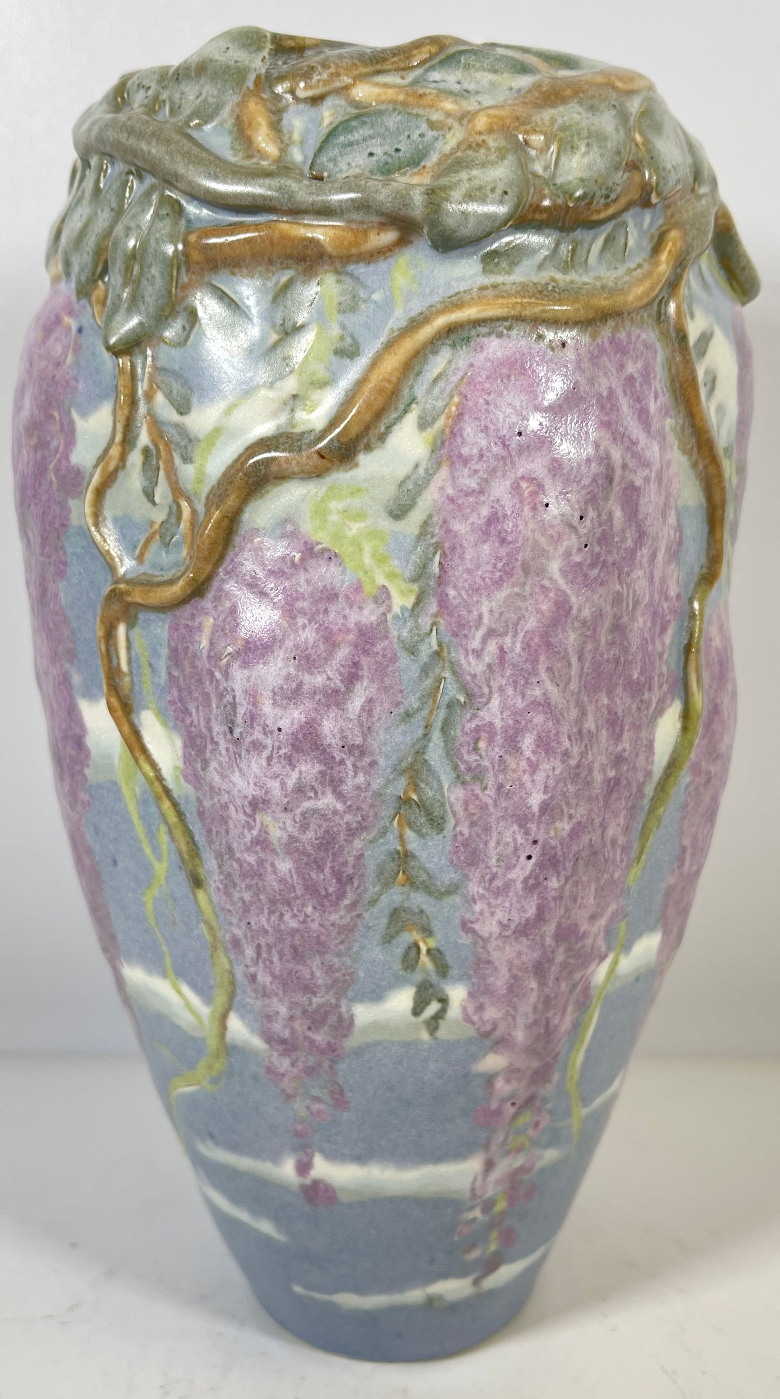 Tim Eberhardt Wisteria Art Pottery Vase (1 of 5)