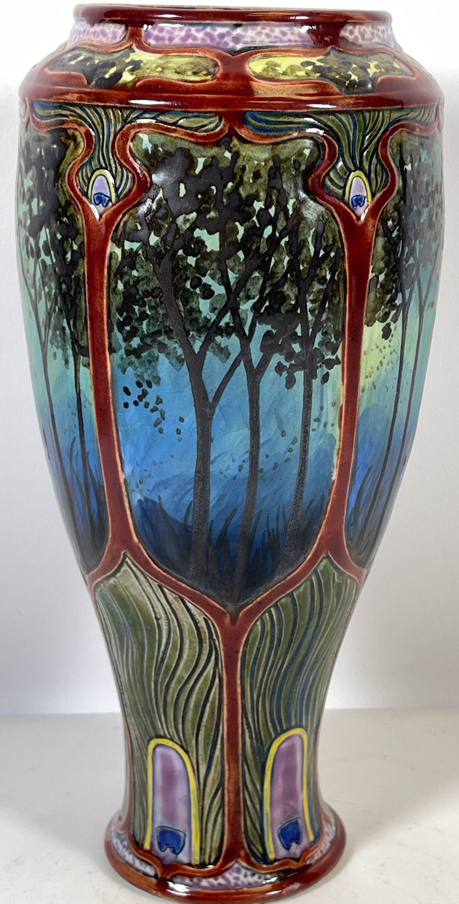 Stephanie Young Calmwater Designs Glazed Art Pottery Vase Twilight in the Marsh (1 of 5)