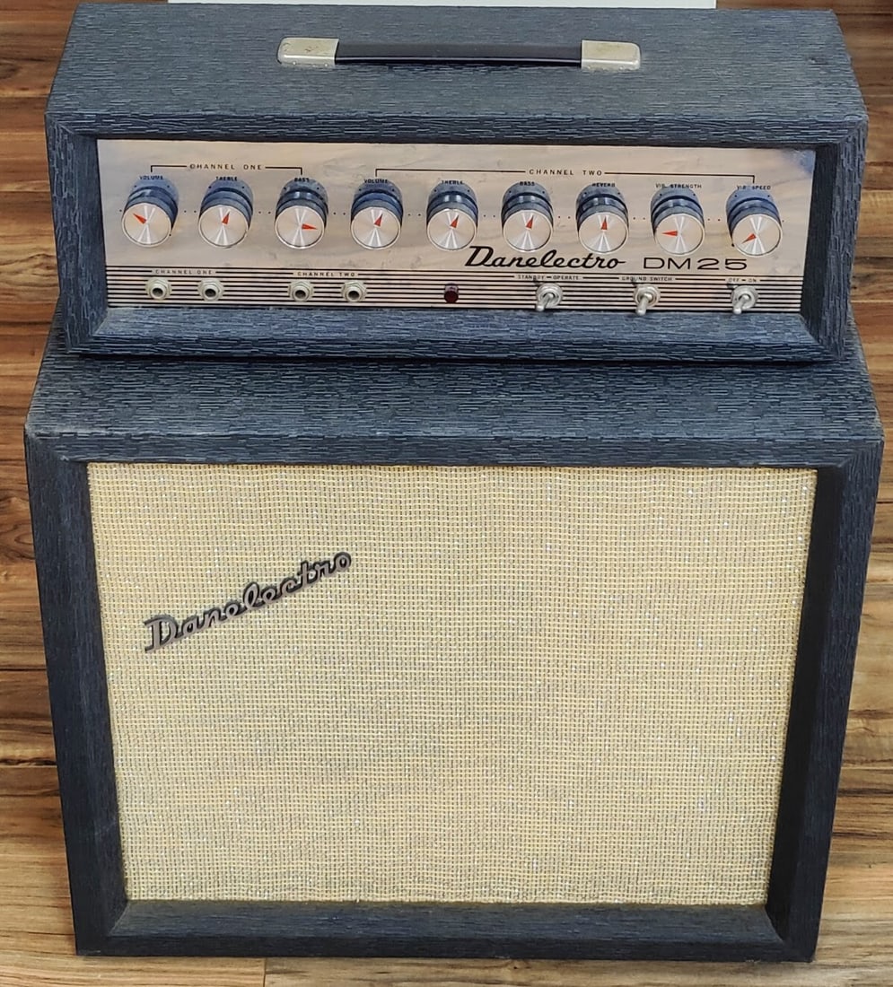 Danelectro Model DM 25 Tube Guitar Amplifier & Head (1 of 13)