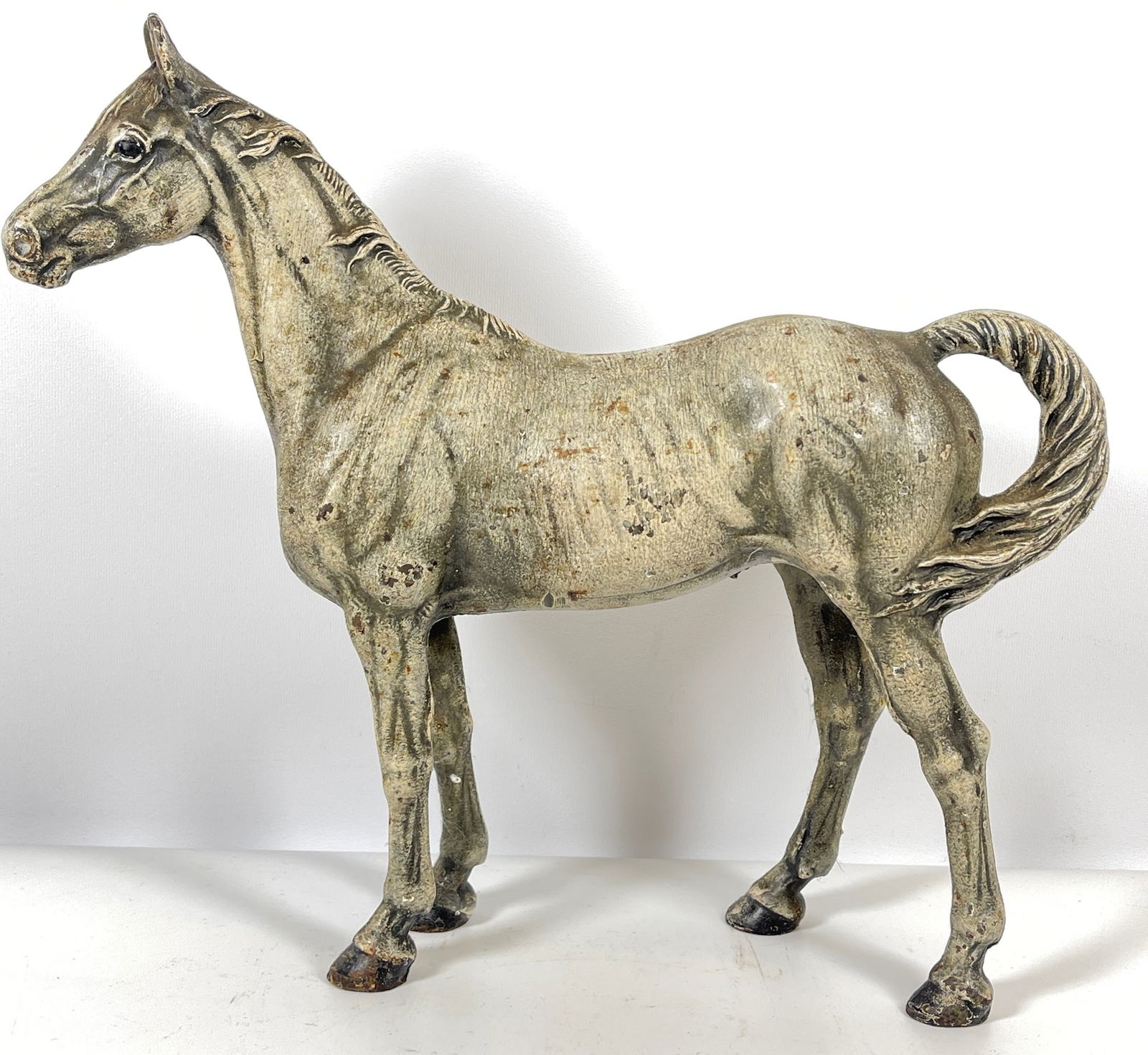 Antique Cast Iron Hubley Horse Doorstop (1 of 4)