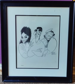 Albert Hirschfeld Limited Edition Lithograph Another World